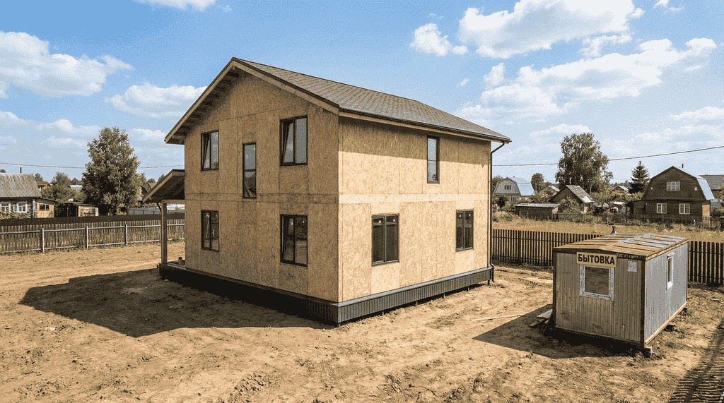 СИП-дом 400 м² — п. Пролетарский, Серпуховский г.о., комплектация ПОЛНЫЙ
