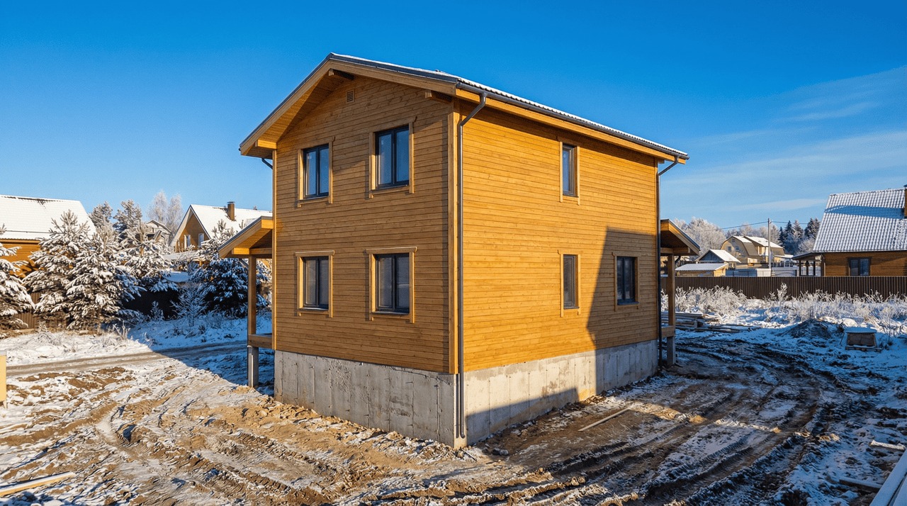 Коттедж из СИП-панелей 147 м² — Никольское, Тосненский район, комплектация ПОЛНЫЙ