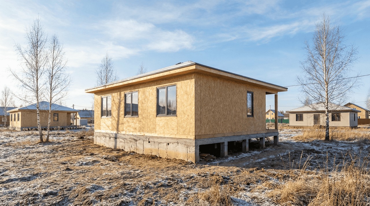 СИП-дом 129 м² — Рябово, Тосненский район, комплектация СТАНДАРТ