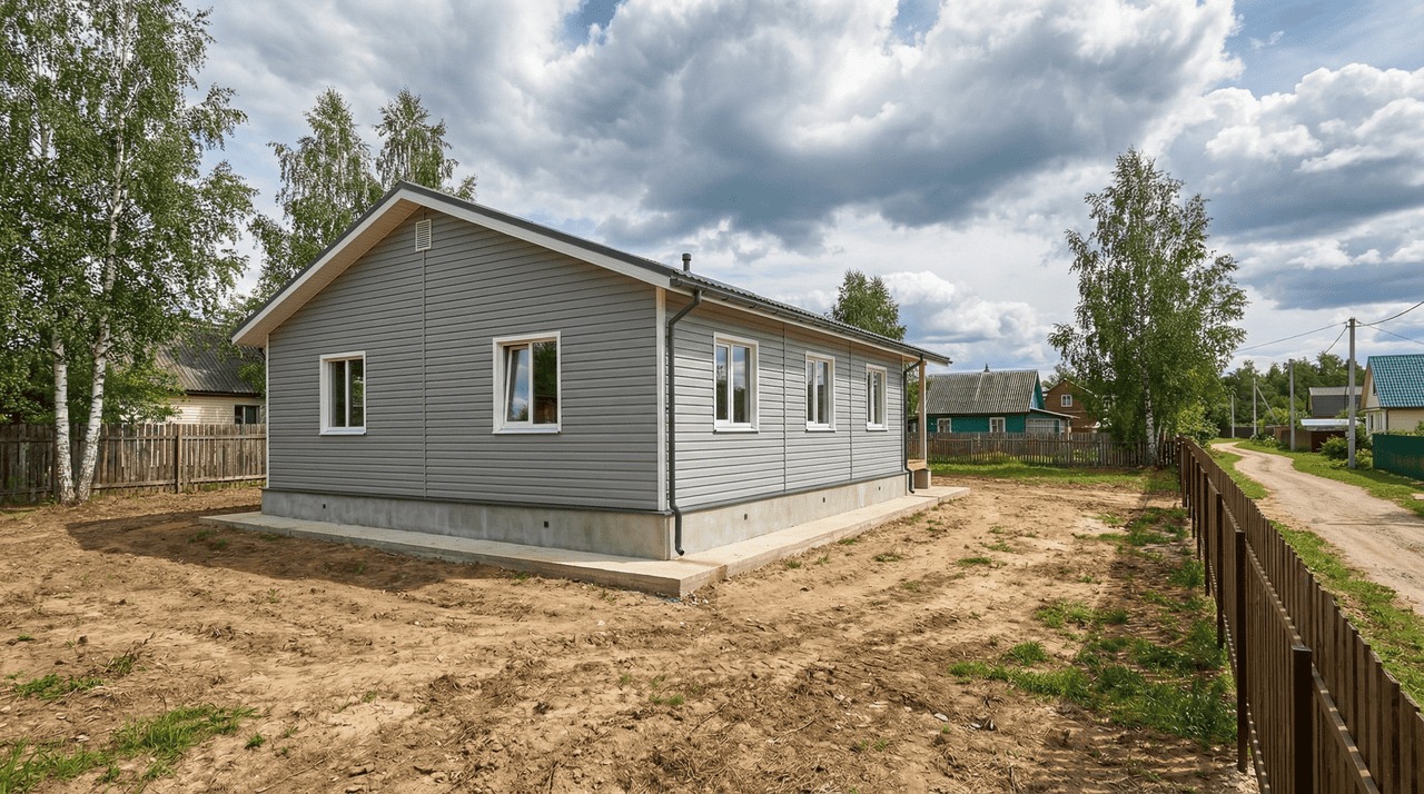 Коттедж из СИП-панелей 129 м² — Коммунар, Гатчинский район, комплектация ПОЛНЫЙ
