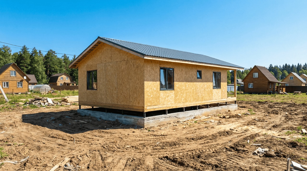 Коттедж из СИП-панелей 140 м² — Большие Колпаны, Гатчинский район, комплектация ПОЛНЫЙ
