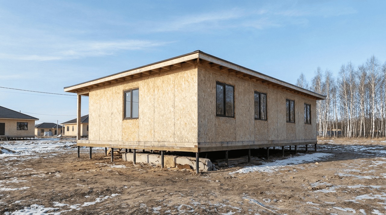 Семейный коттедж 126 м² — Толмачёво, Лужский район, комплектация ПОЛНЫЙ