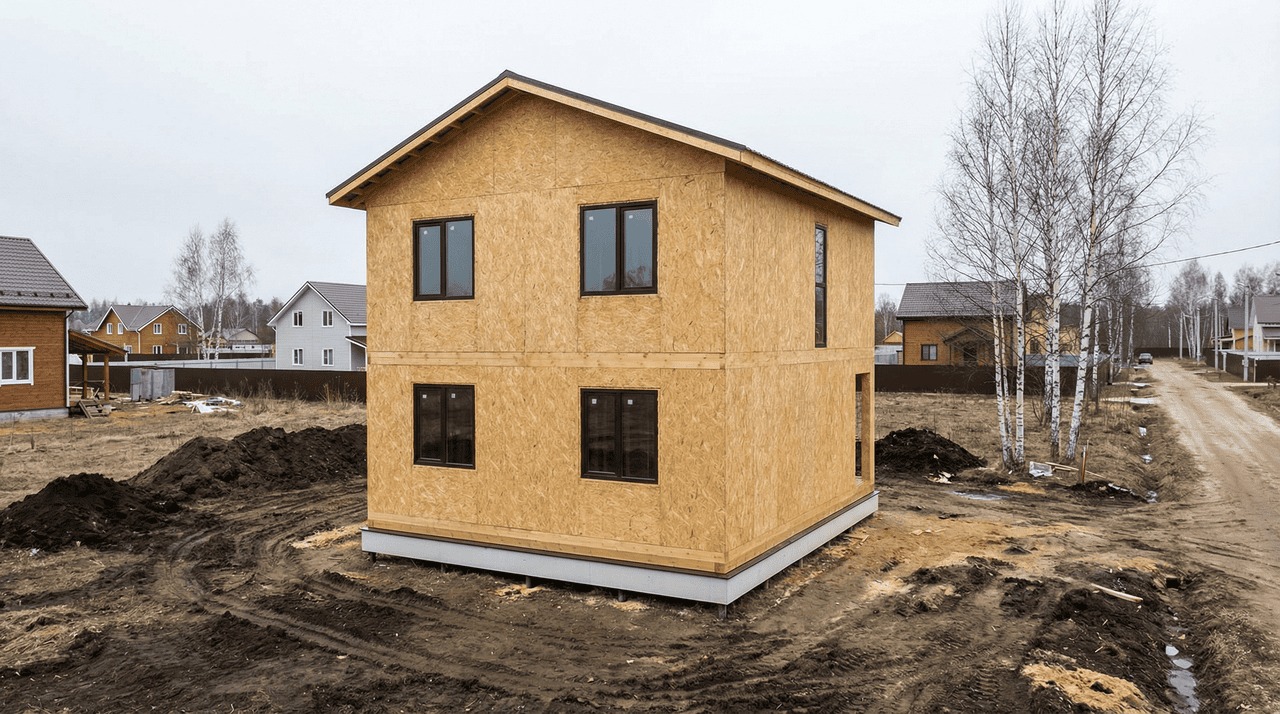 СИП-дом 142 м² — Новоселье, Ломоносовский район, комплектация СТАНДАРТ