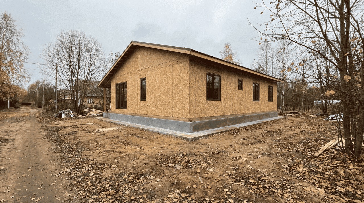 Семейный коттедж 131 м² — Пеники, Ломоносовский район, комплектация ПОЛНЫЙ