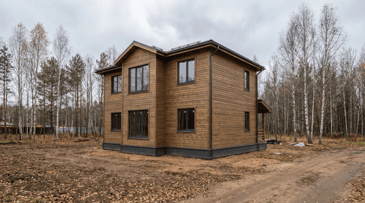 Коттедж из СИП-панелей 145 м² — Виллози, Ломоносовский район, комплектация ПОЛНЫЙ