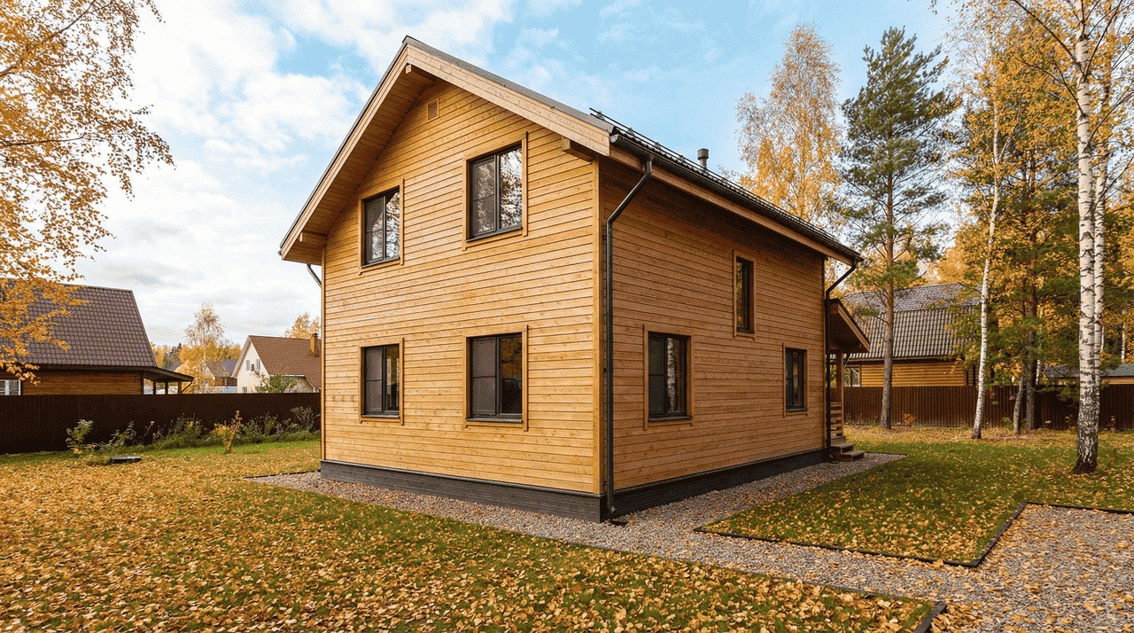 Коттедж из СИП-панелей 143 м² — Мичуринское, Приозерский район, комплектация ПОЛНЫЙ