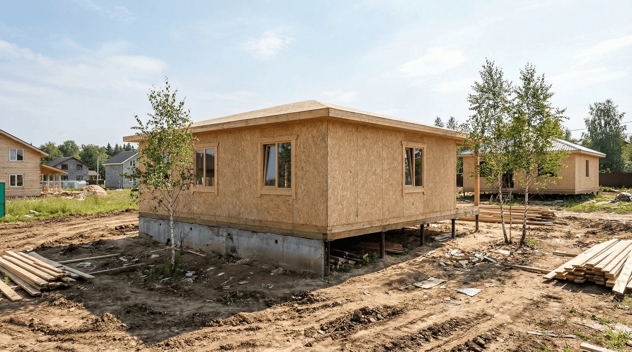 Коттедж из СИП-панелей 134 м² — Рощино, Выборгский район, комплектация ПОЛНЫЙ