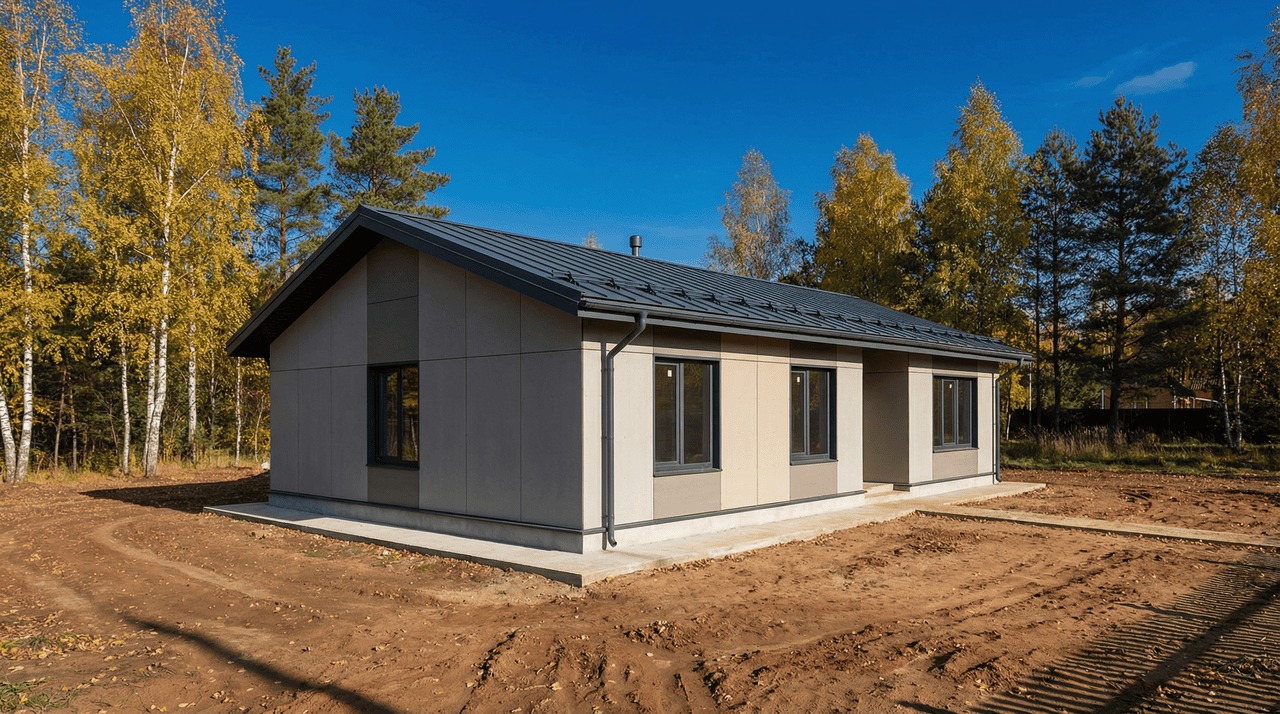Загородный дом 129 м² — Первомайское, Выборгский район, комплектация СТАНДАРТ