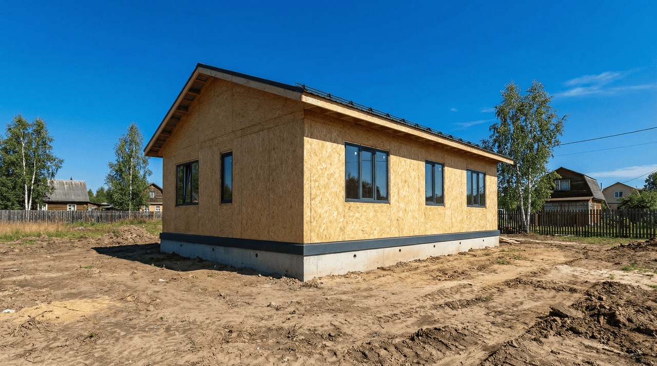 Коттедж из СИП-панелей 133 м² — Пушкин, Пушкинский район, комплектация ПОЛНЫЙ