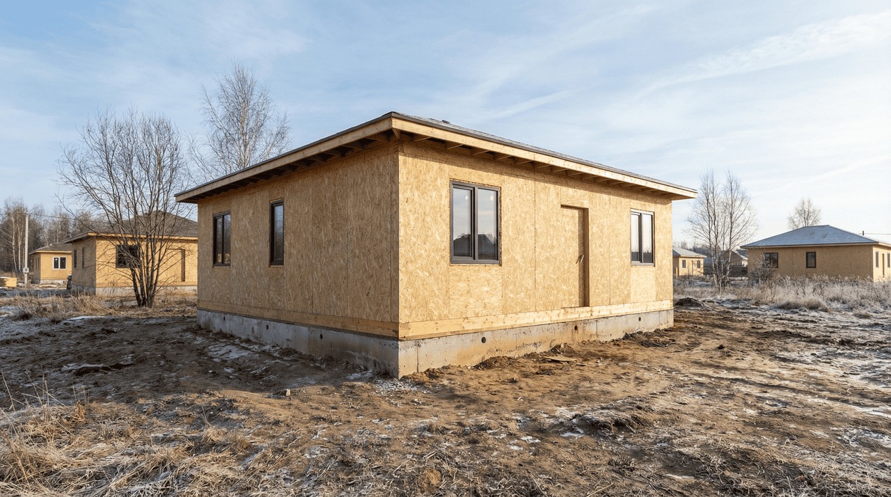 СИП-дом 131 м² — Ям-Ижора, Тосненский район, комплектация СТАНДАРТ