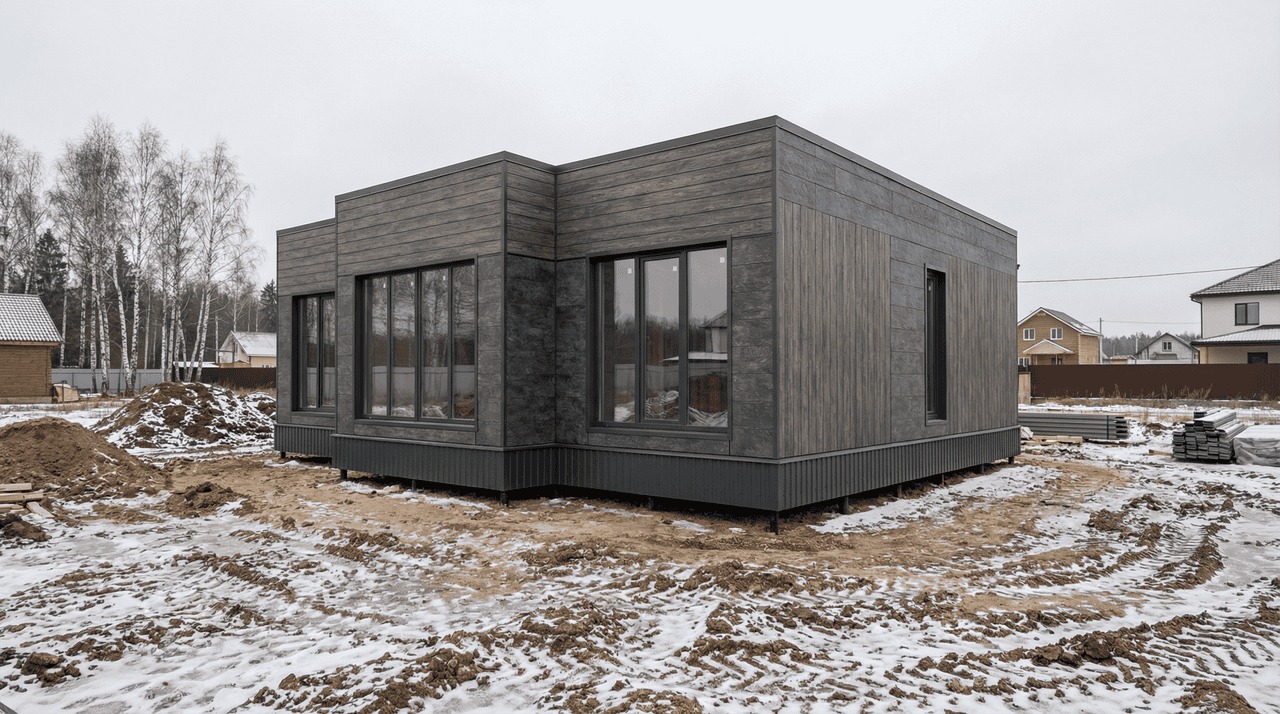 Загородный дом 125 м² — Новое Девяткино, Всеволожский район, комплектация СТАНДАРТ