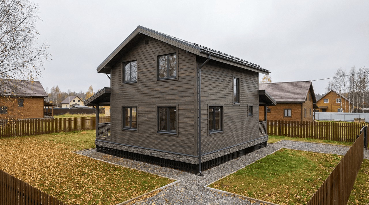 Семейный коттедж 148 м² — Янино-1, Всеволожский район, комплектация ПОЛНЫЙ