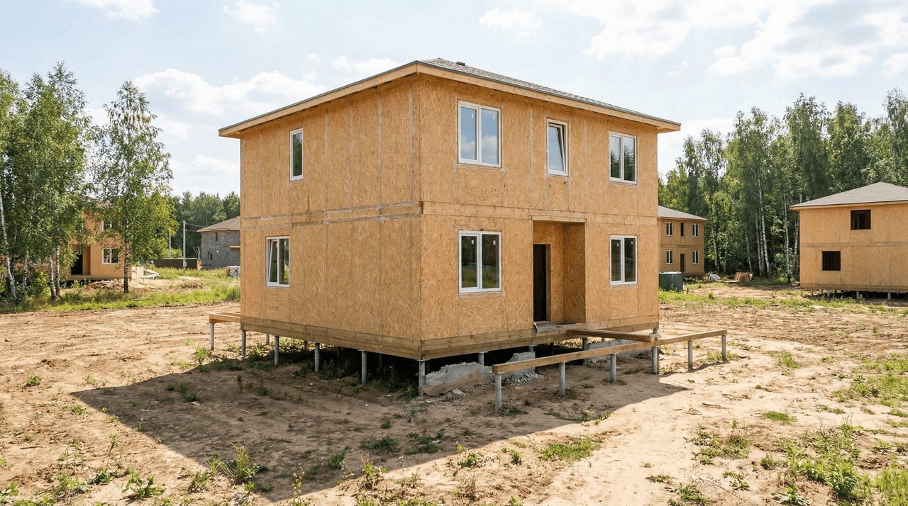 Коттедж из СИП-панелей 150 м² — Романовка, Всеволожский район, комплектация ПОЛНЫЙ