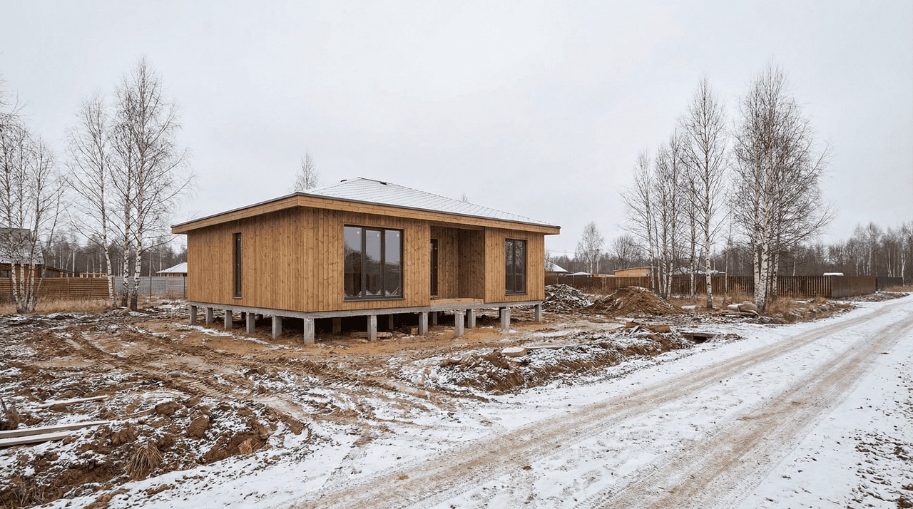 Загородный дом 136 м² — Агалатово, Всеволожский район, комплектация СТАНДАРТ