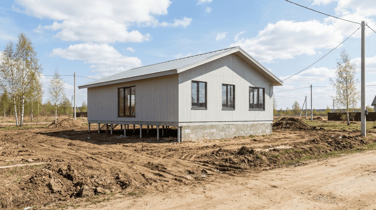 Семейный коттедж 124 м² — Кудрово, Всеволожский район, комплектация ПОЛНЫЙ