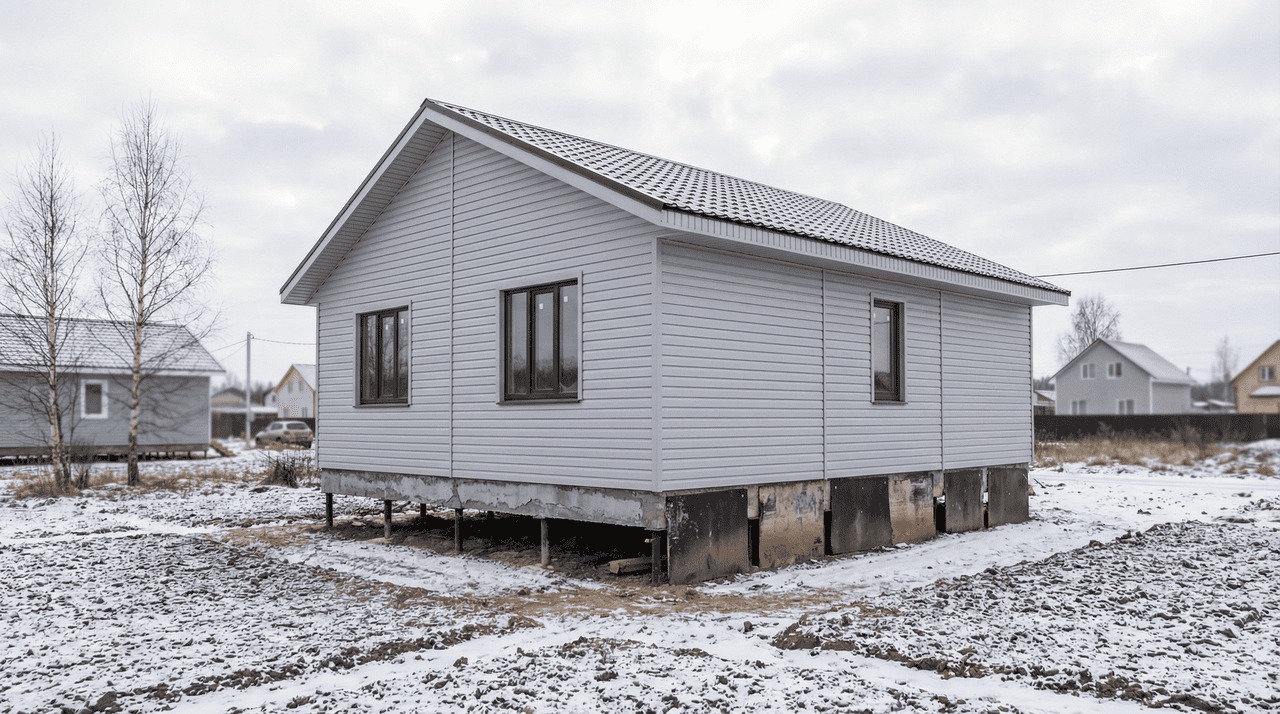 Коттедж из СИП-панелей 123 м² — Янино-1, Всеволожский район, комплектация ПОЛНЫЙ