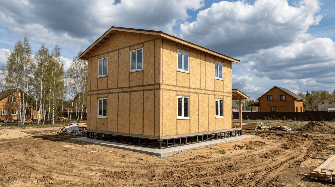 Коттедж из СИП-панелей 144 м² — Токсово, Всеволожский район, комплектация ПОЛНЫЙ