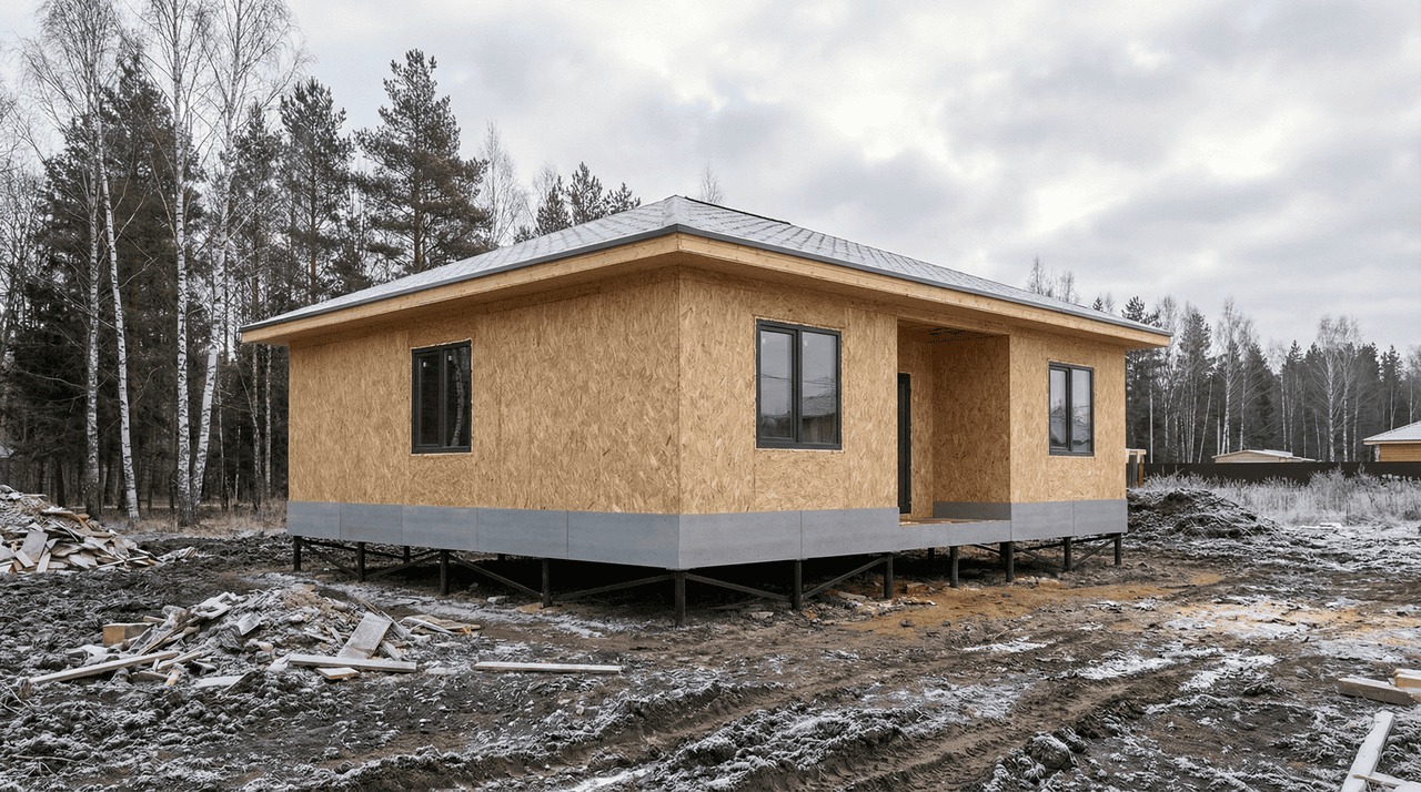 СИП-дом 121 м² — Кировск, Кировский район, комплектация СТАНДАРТ
