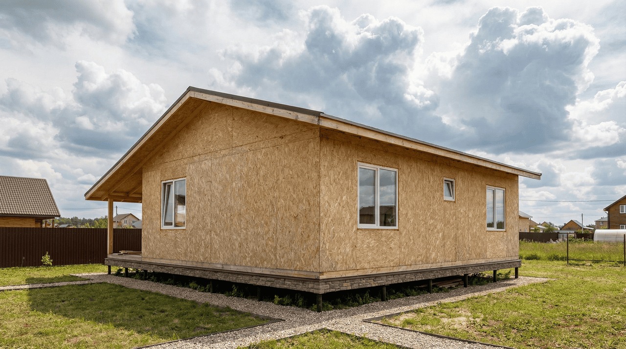 Коттедж из СИП-панелей 120 м² — Отрадное, Кировский район, комплектация ПОЛНЫЙ