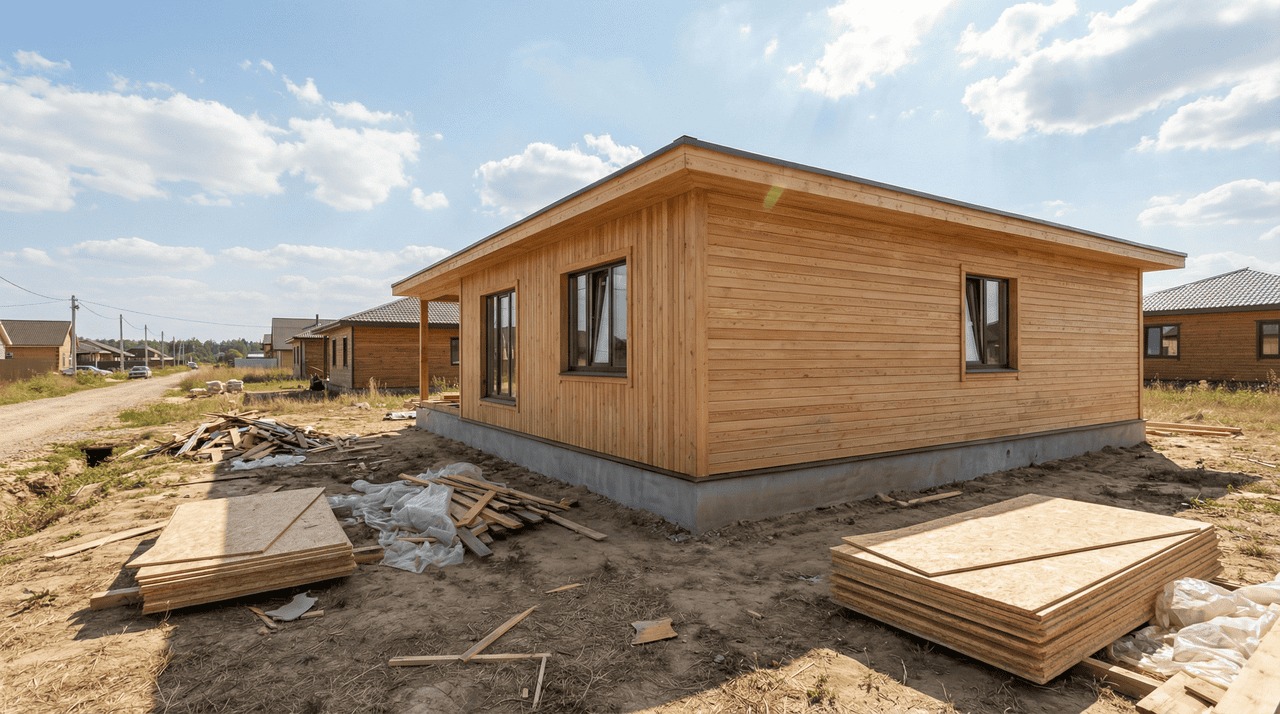 Коттедж из СИП-панелей 123 м² — Фёдоровское, Тосненский район, комплектация ПОЛНЫЙ
