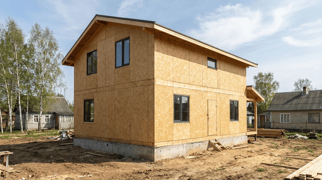 Загородный дом 145 м² — Рябово, Тосненский район, комплектация СТАНДАРТ