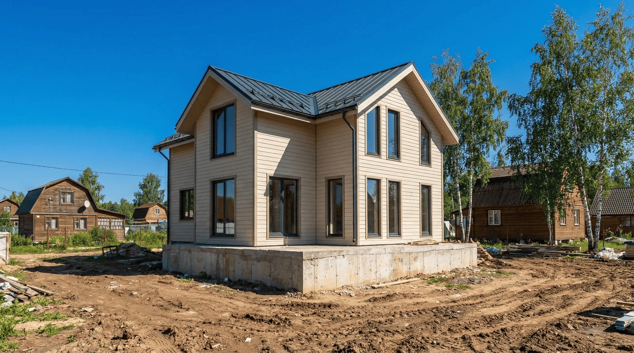 Семейный коттедж 150 м² — Любань, Тосненский район, комплектация ПОЛНЫЙ