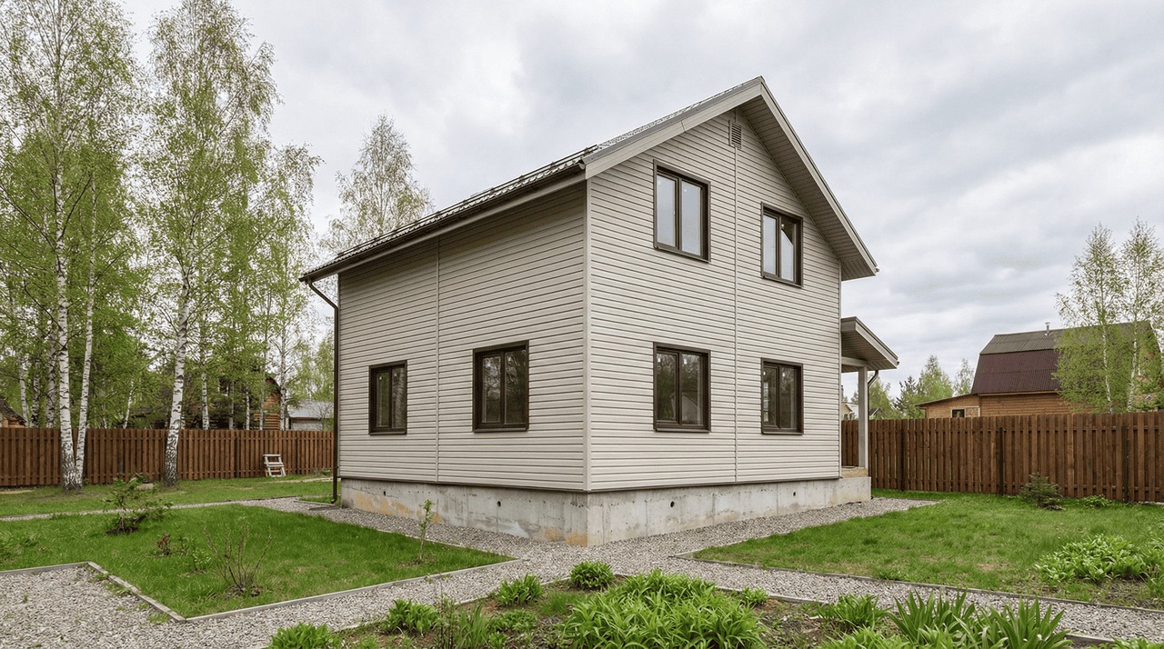 Семейный коттедж 143 м² — Рождествено, Гатчинский район, комплектация ПОЛНЫЙ