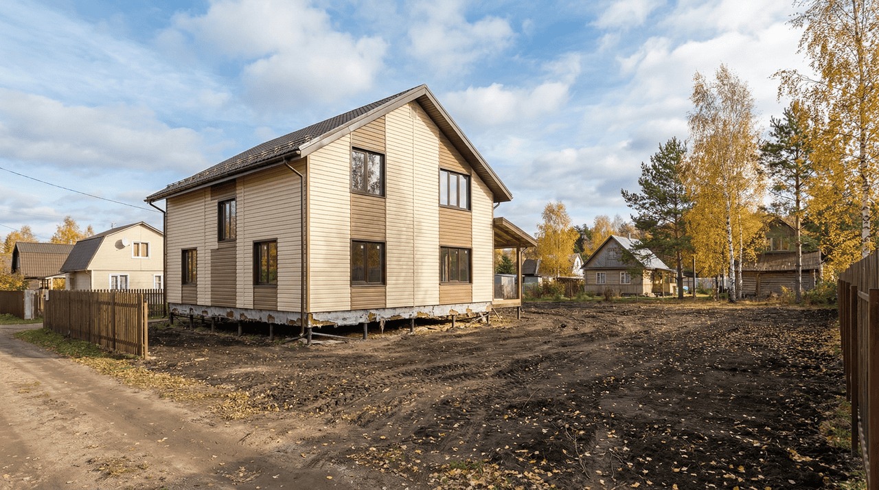 СИП-дом 154 м² — Лебяжье, Ломоносовский район, комплектация СТАНДАРТ