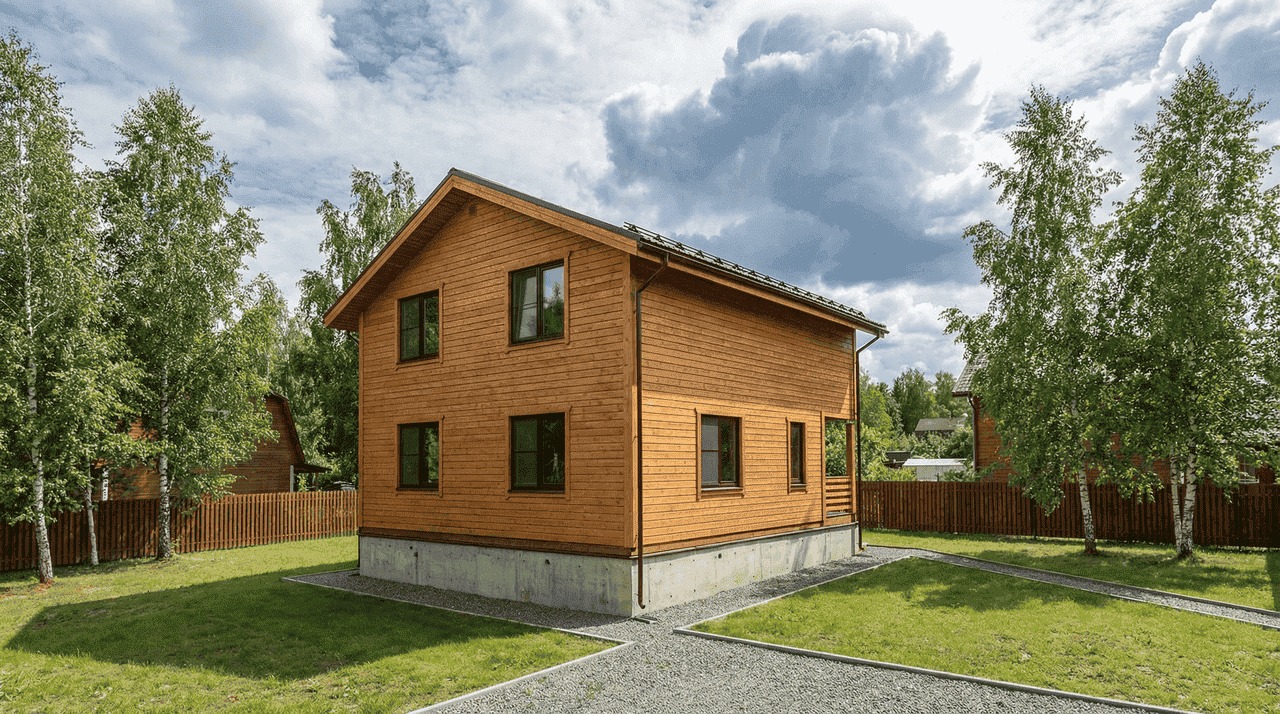 Коттедж из СИП-панелей 190 м² — Пеники, Ломоносовский район, комплектация ПОЛНЫЙ