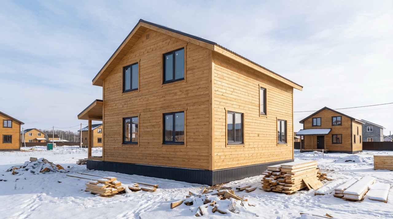 Загородный дом 192 м² — Кипень, Ломоносовский район, комплектация СТАНДАРТ