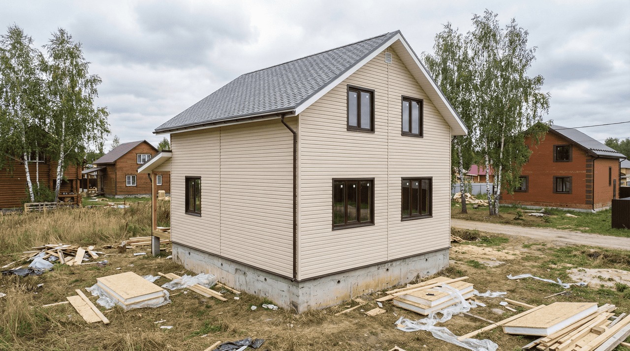 Семейный коттедж 156 м² — Рощино, Выборгский район, комплектация ПОЛНЫЙ