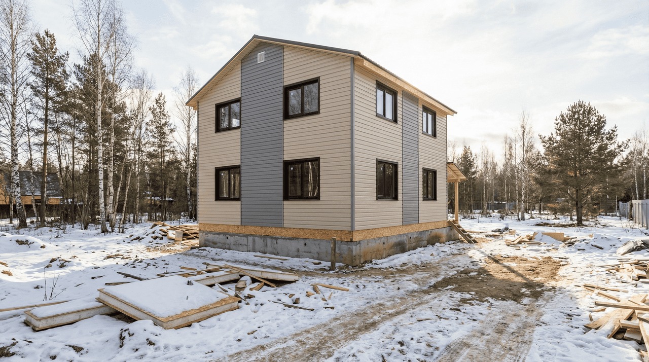 Загородный дом 184 м² — Репино, Курортный район, комплектация СТАНДАРТ