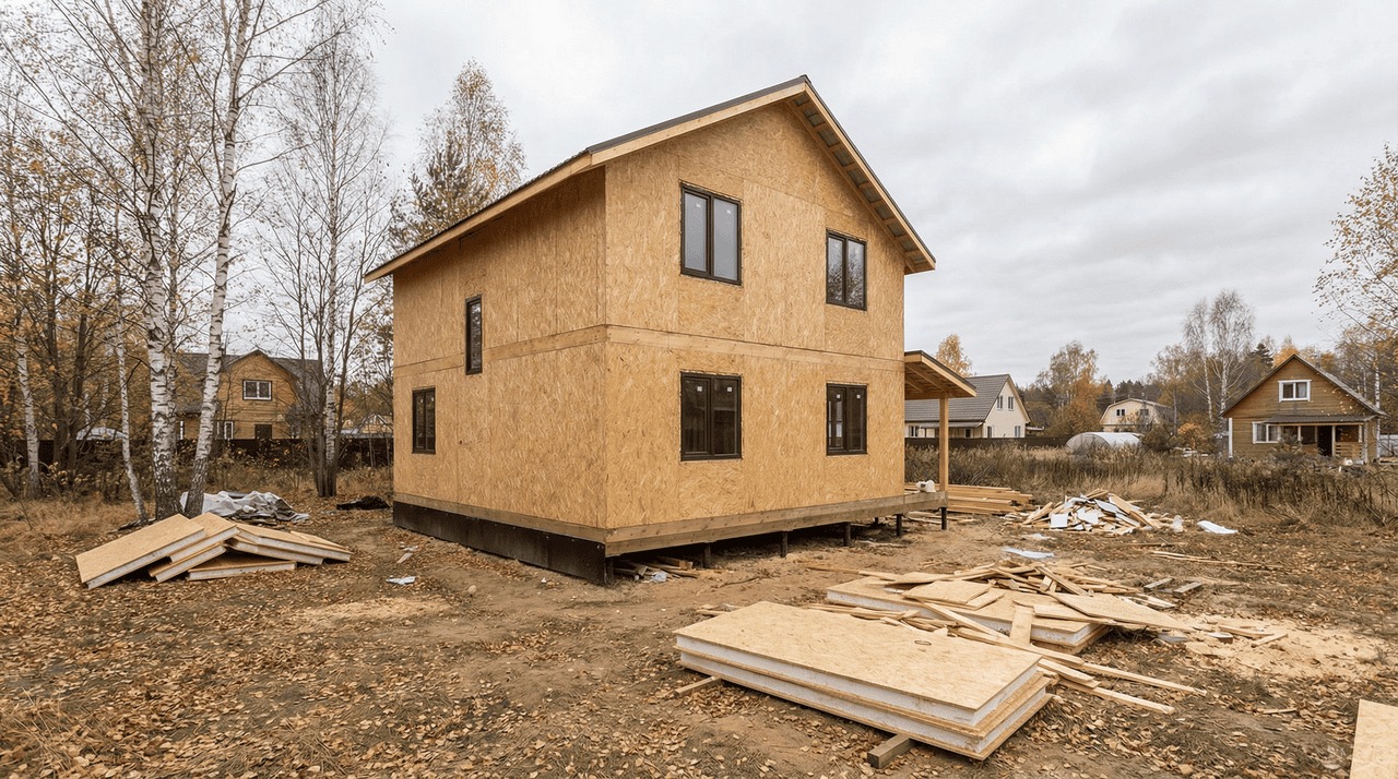 Коттедж из СИП-панелей 181 м² — Песочный, Курортный район, комплектация ПОЛНЫЙ